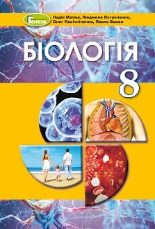 Біологія 8 клас Матяш 2021